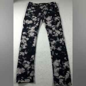 Hot topic XXX Rude black tye dye jeans